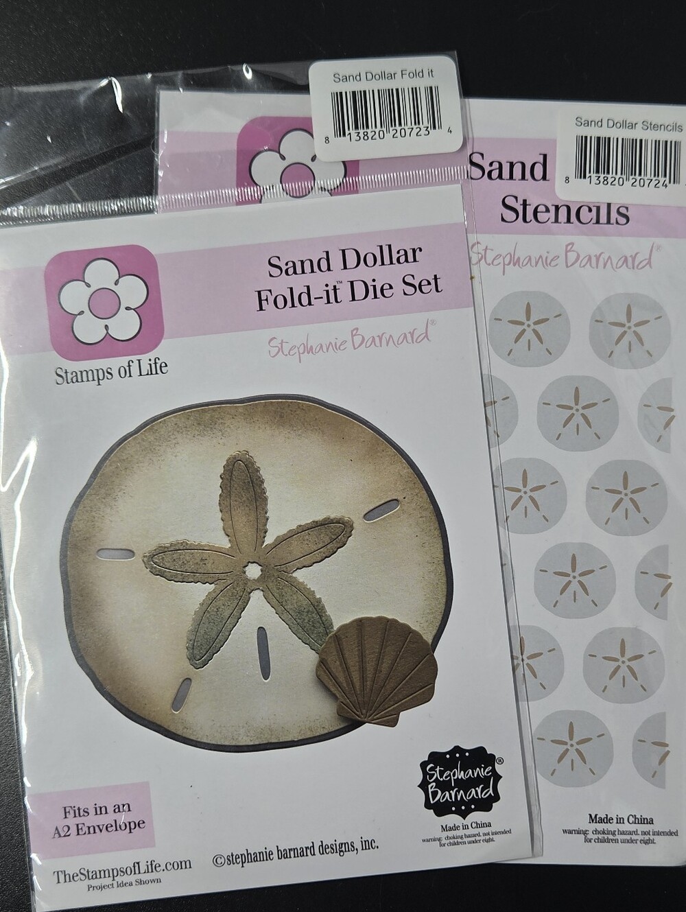Sand Dollar Stencils & Die Cut Bundle by Stephanie Barnard Stamps Of Life